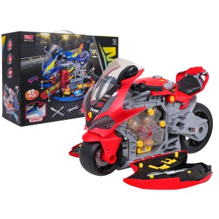 Malá mechanická súprava Dielňa Motocykel