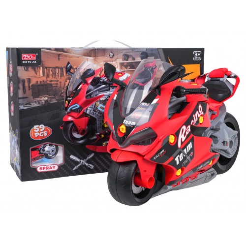 Malá mechanická súprava Dielňa Motocykel