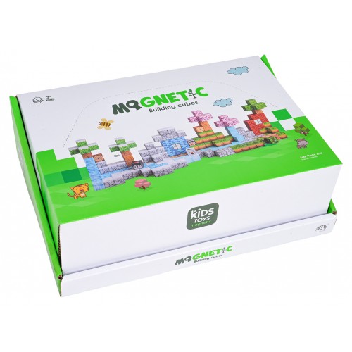 Sada magnetických kociek, blokov, 384 ks.