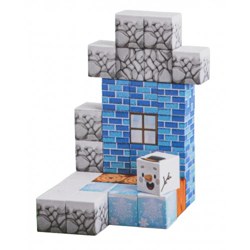 Sada magnetických kociek, blokov, 384 ks.