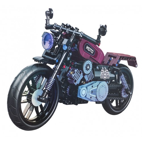 Sada stavebnicových kociek na motorku 469 ks.