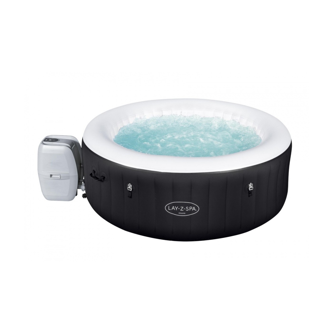 Miami Lay-Z-Spa Nafukovacie Spa BESTWAY 4-os.+ Čerpadlo s panelom + Filter