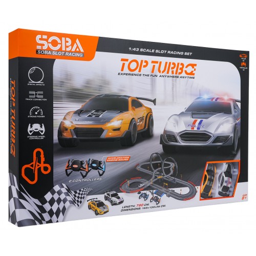 MEGA pretekárska dráha + autá