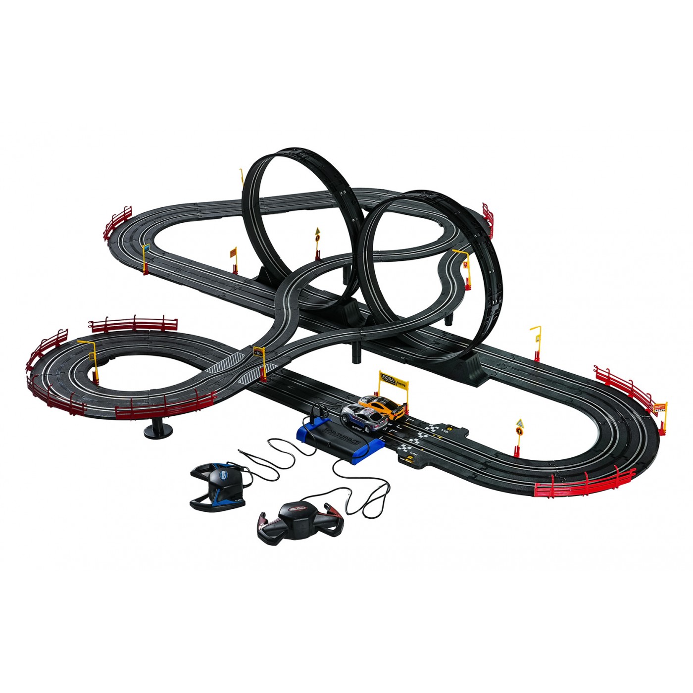 MEGA pretekárska dráha + autá