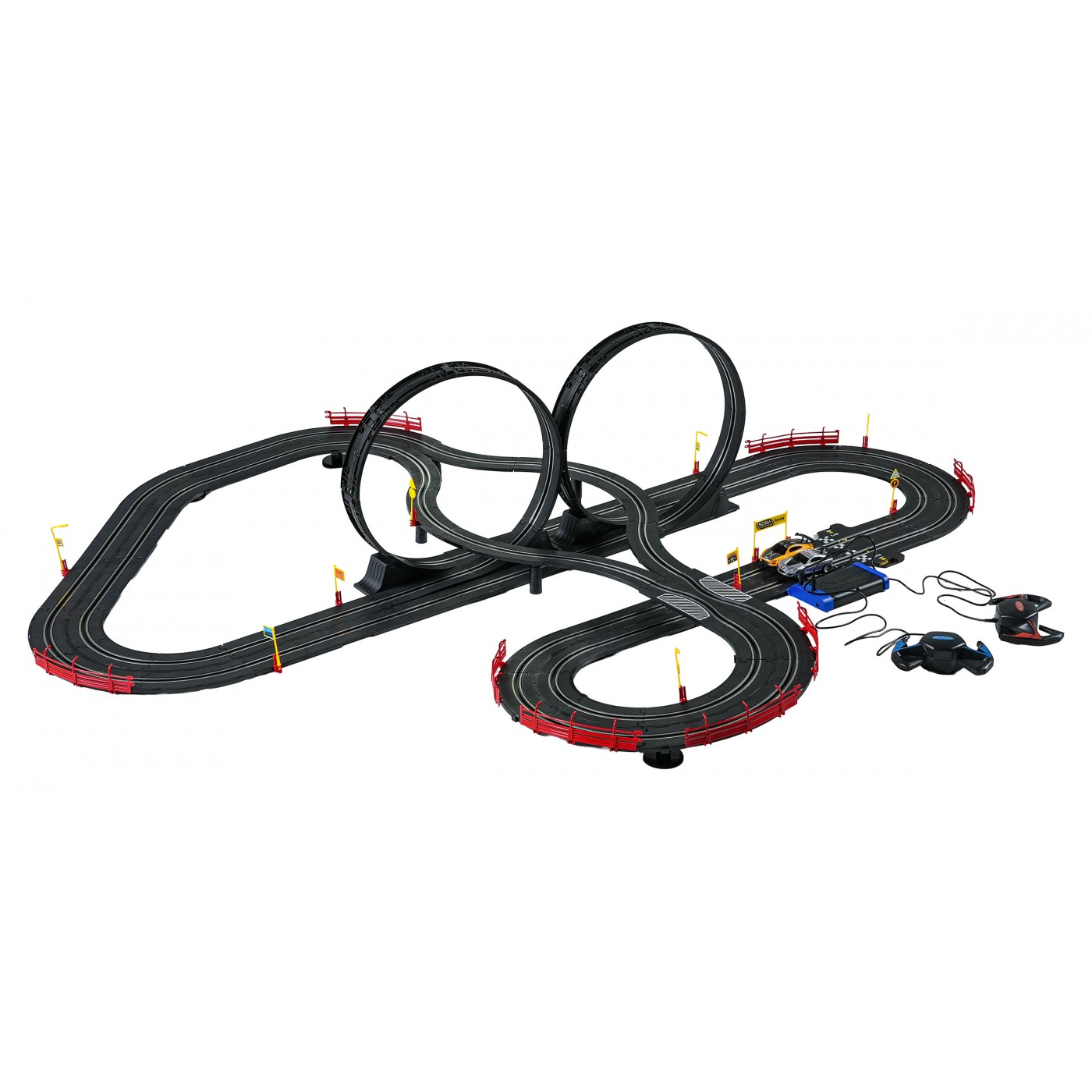 MEGA pretekárska dráha + autá