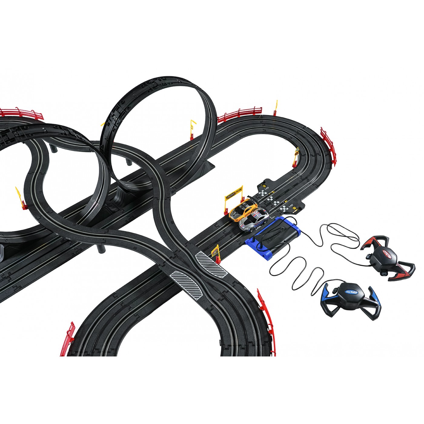 MEGA pretekárska dráha + autá