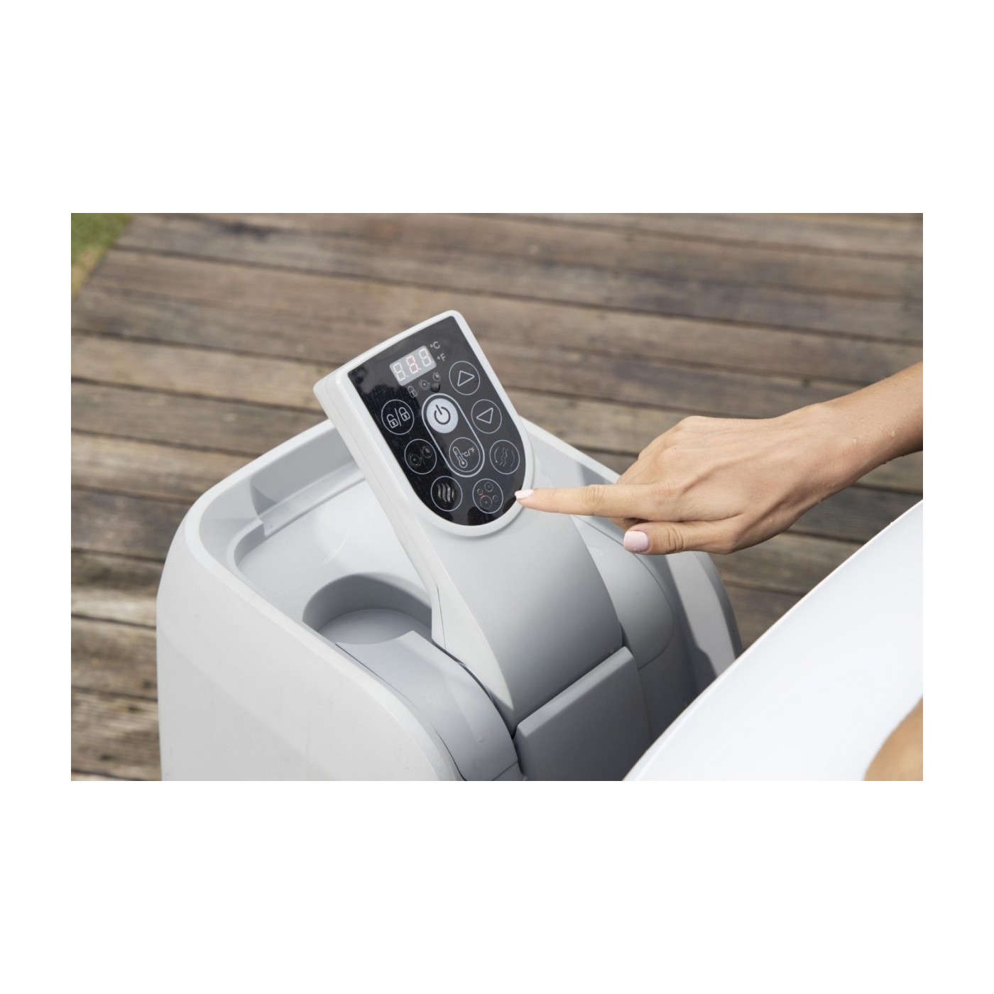 Miami Lay-Z-Spa Nafukovacie Spa BESTWAY 4-os.+ Čerpadlo s panelom + Filter