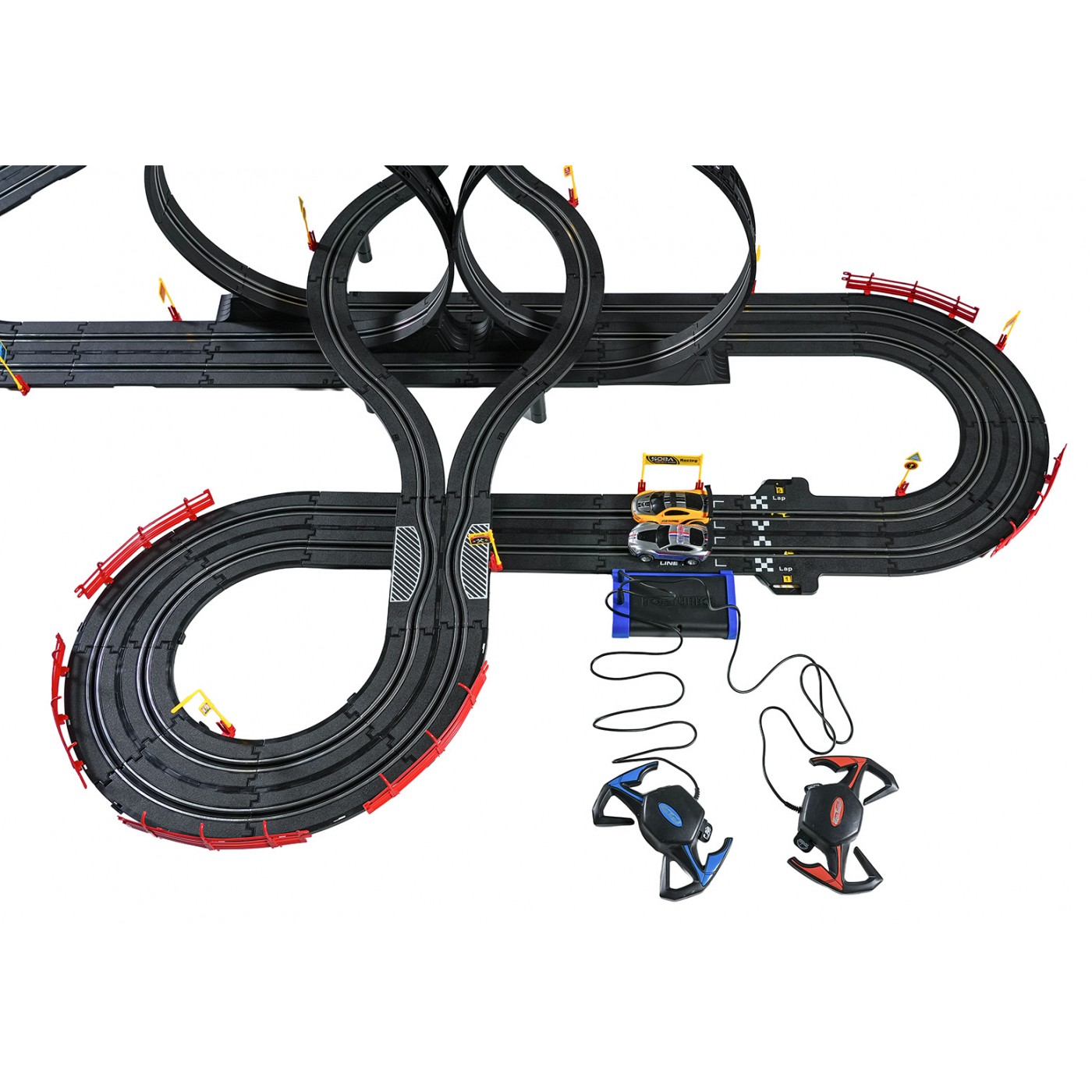 MEGA pretekárska dráha + autá