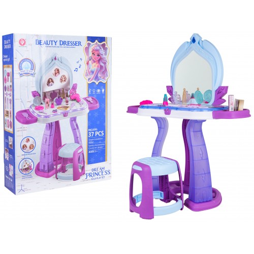 Toaletný stolík s funkciou svetla a zvuku + príslušenstvo