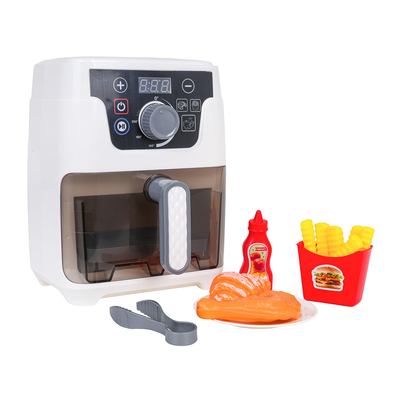 Vzduchová fritéza so svetlami a zvukmi + príslušenstvo