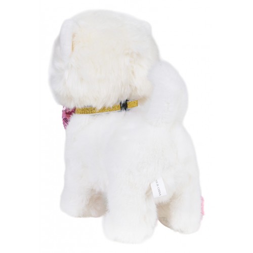 Interaktívny biely pes