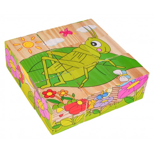 Drevené kocky pre najmenší hmyz, edícia