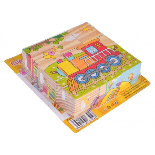 Drevené kocky pre najmenšie vozidlá, edícia