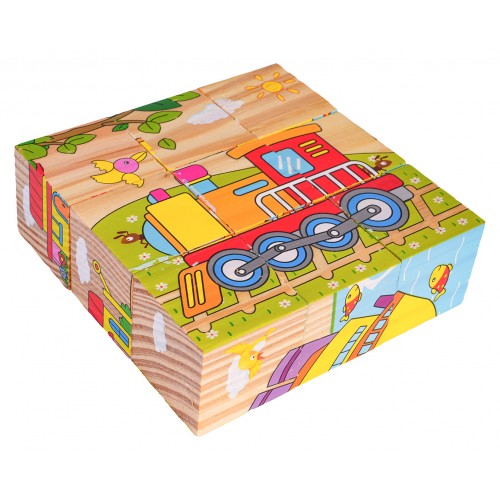 Drevené kocky pre najmenšie vozidlá, edícia