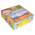 Drevené kocky pre najmenšie vozidlá, edícia