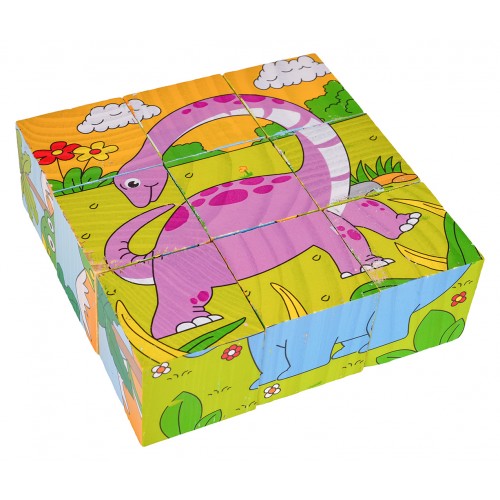 Drevené kocky pre najmenších dinosaurov, edícia