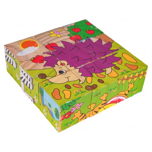 Drevené kocky pre najmladšie zvieratká, edícia