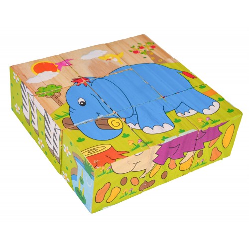 Drevené kocky pre najmladšie zvieratká, edícia