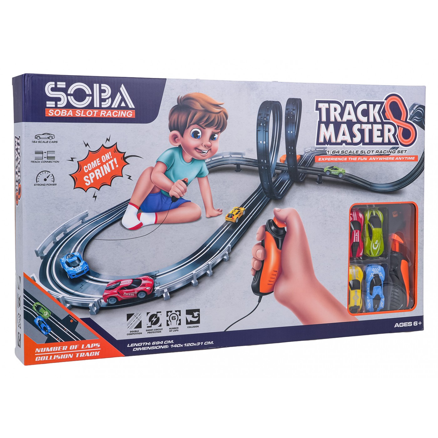 TRACK MASTER 694cm race track