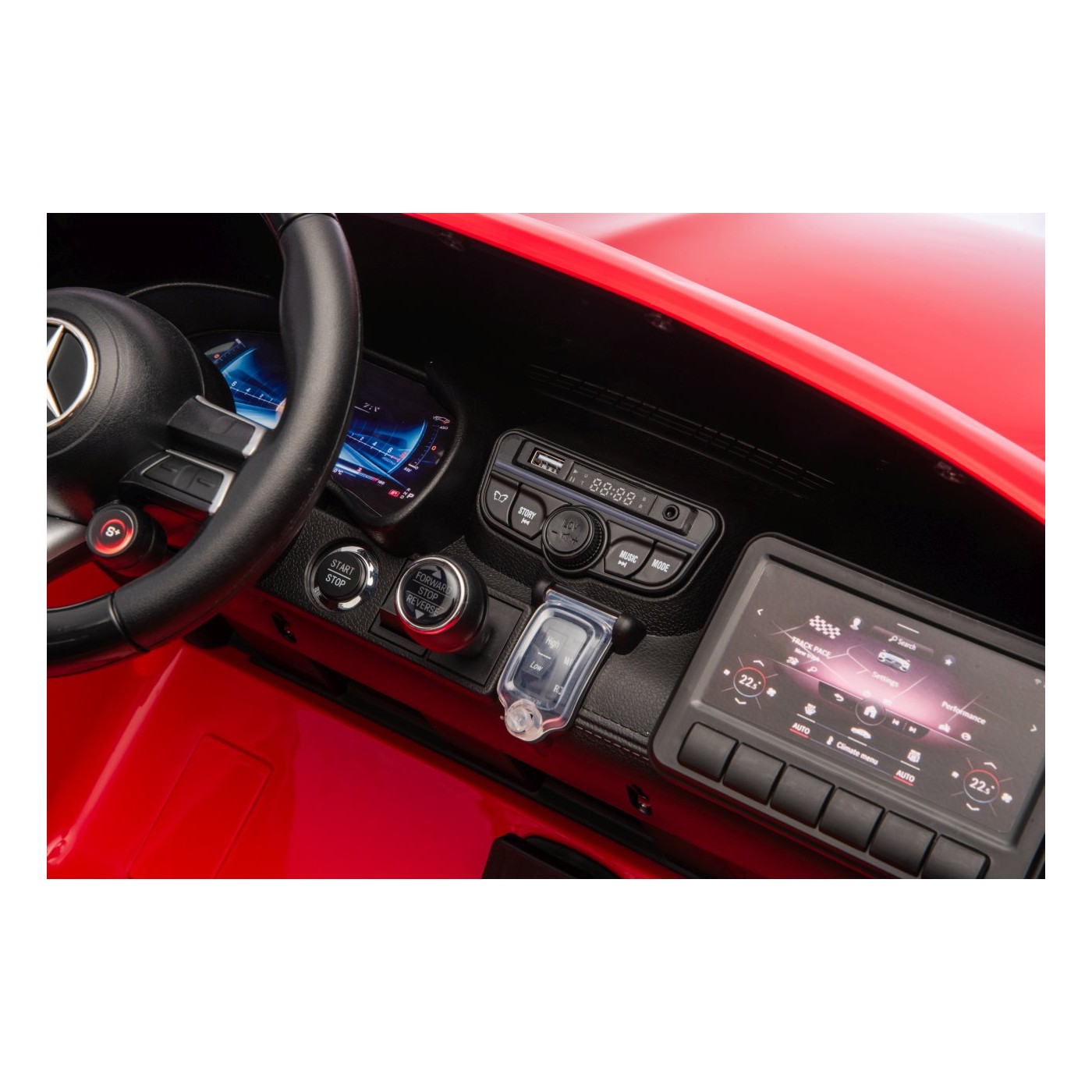 Vozidlo Mercedes Benz GT63 AMG Červené