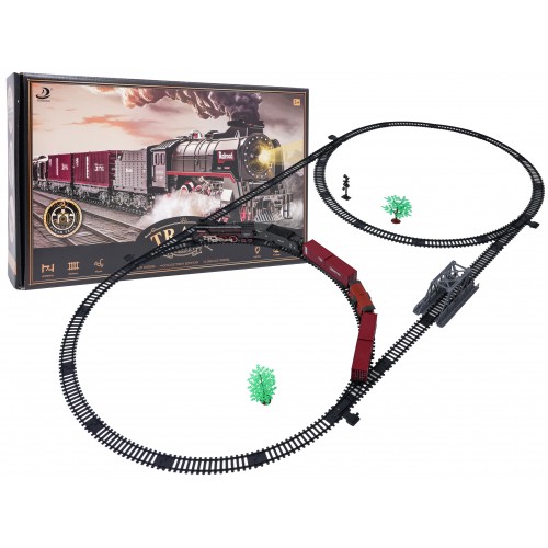 Retro vláčik so svetlami, zvukmi a funkciou dymu 207 cm