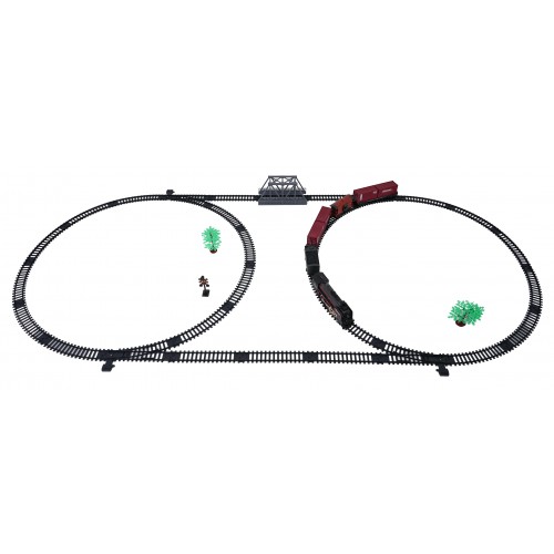 Retro vláčik so svetlami, zvukmi a funkciou dymu 207 cm