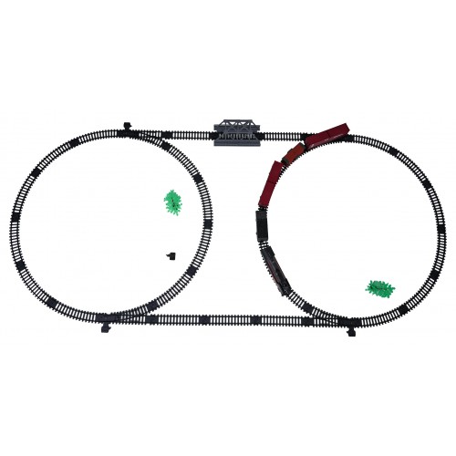 Retro vláčik so svetlami, zvukmi a funkciou dymu 207 cm