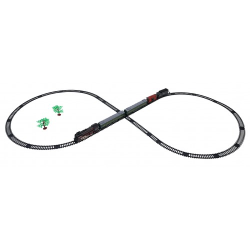 Retro vláčik so svetlami, zvukmi a funkciou dymu 216 cm