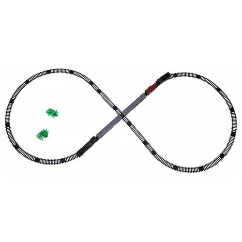 Retro vláčik so svetlami, zvukmi a funkciou dymu 216 cm