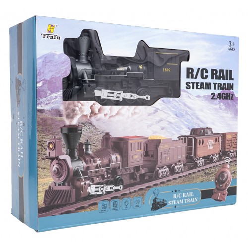 Retro vláčik so svetlom, zvukom a funkciou dymu 172 cm