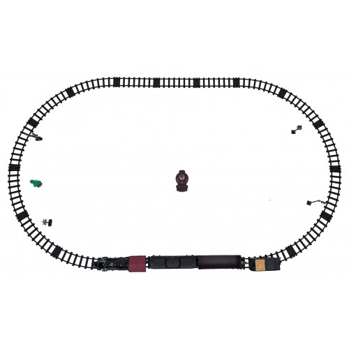 Retro vláčik so svetlom, zvukom a funkciou dymu 172 cm