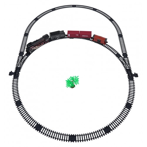 Retro vláčik so svetlami, zvukmi a funkciou dymu 138 cm