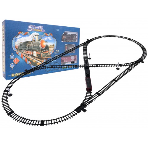 vlak s dymom, svetlami a zvukovými funkciami