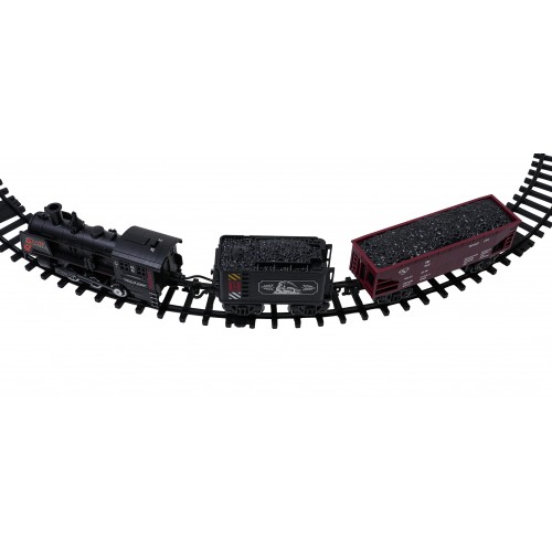 vlak s dymom, svetlami a zvukovými funkciami