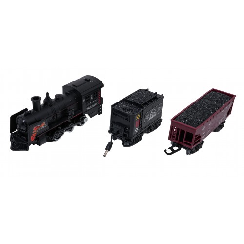 vlak s dymom, svetlami a zvukovými funkciami