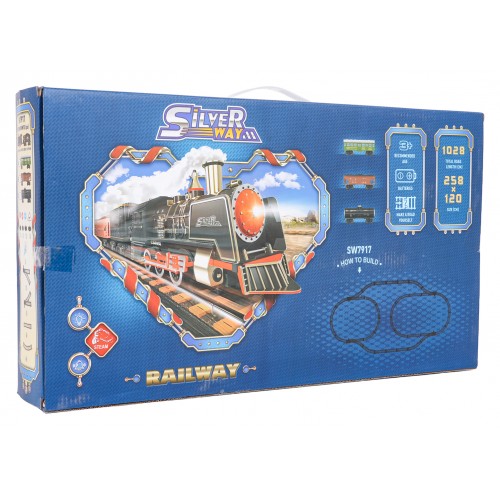 MEGA vlak s dymom, svetlami a zvukovými funkciami