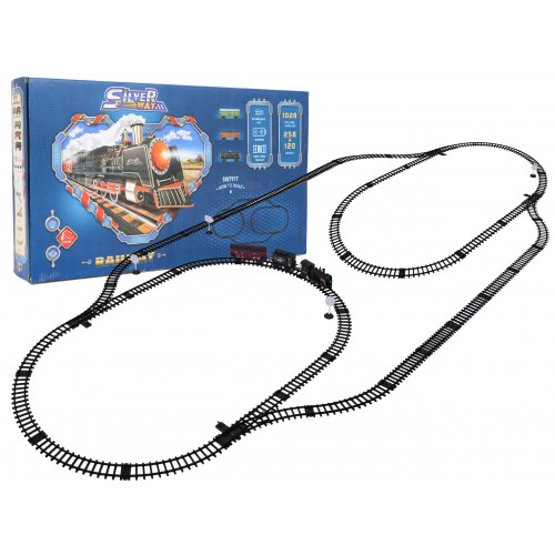 MEGA vlak s dymom, svetlami a zvukovými funkciami