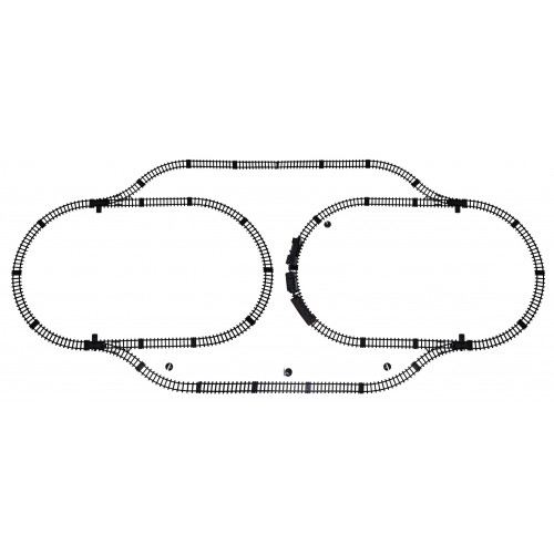 MEGA vlak s dymom, svetlami a zvukovými funkciami