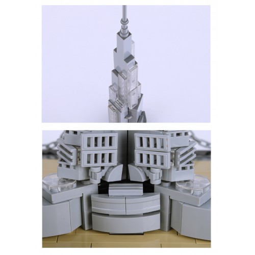 Sada budov Burdž Chalífa, 555 dielov.