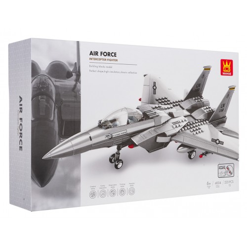 Sada stavebných kociek Bojovník, 223 dielov.