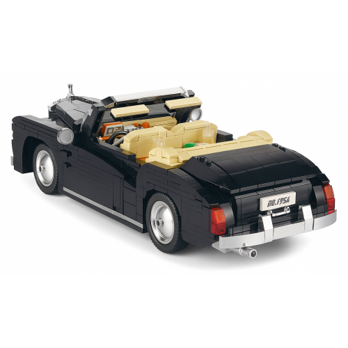 Sada stavebných kociek retro auta 1096 dielov