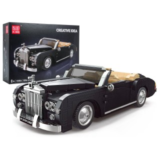 Sada stavebných kociek retro auta 1096 dielov