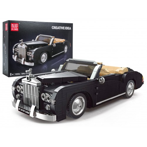 Sada stavebných kociek retro auta 1096 dielov