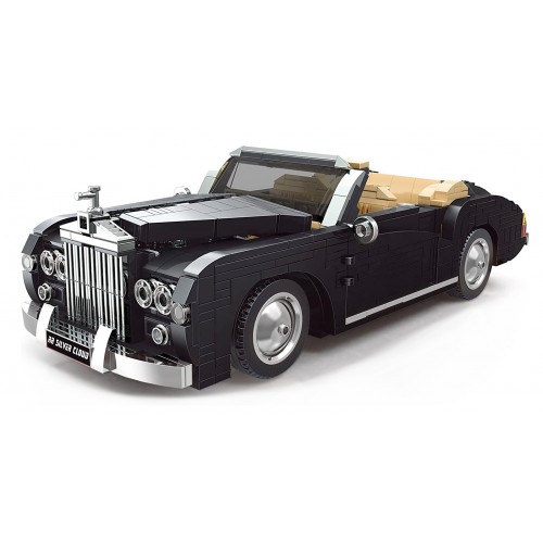 Sada stavebných kociek retro auta 1096 dielov