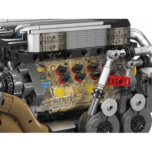 Sada stavebných blokov motora 952 kusov.