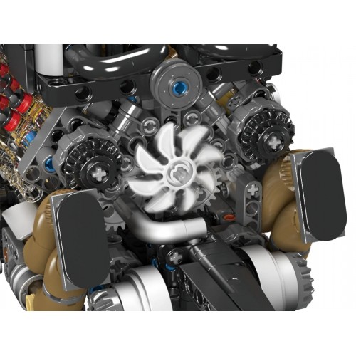 Sada stavebných blokov motora 952 kusov.