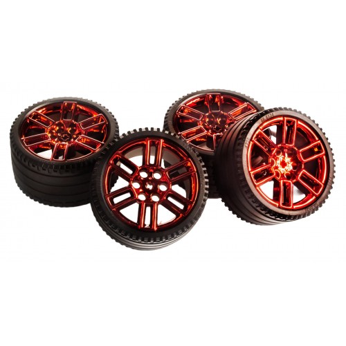 Sada športových kociek 2688 dielikov červená