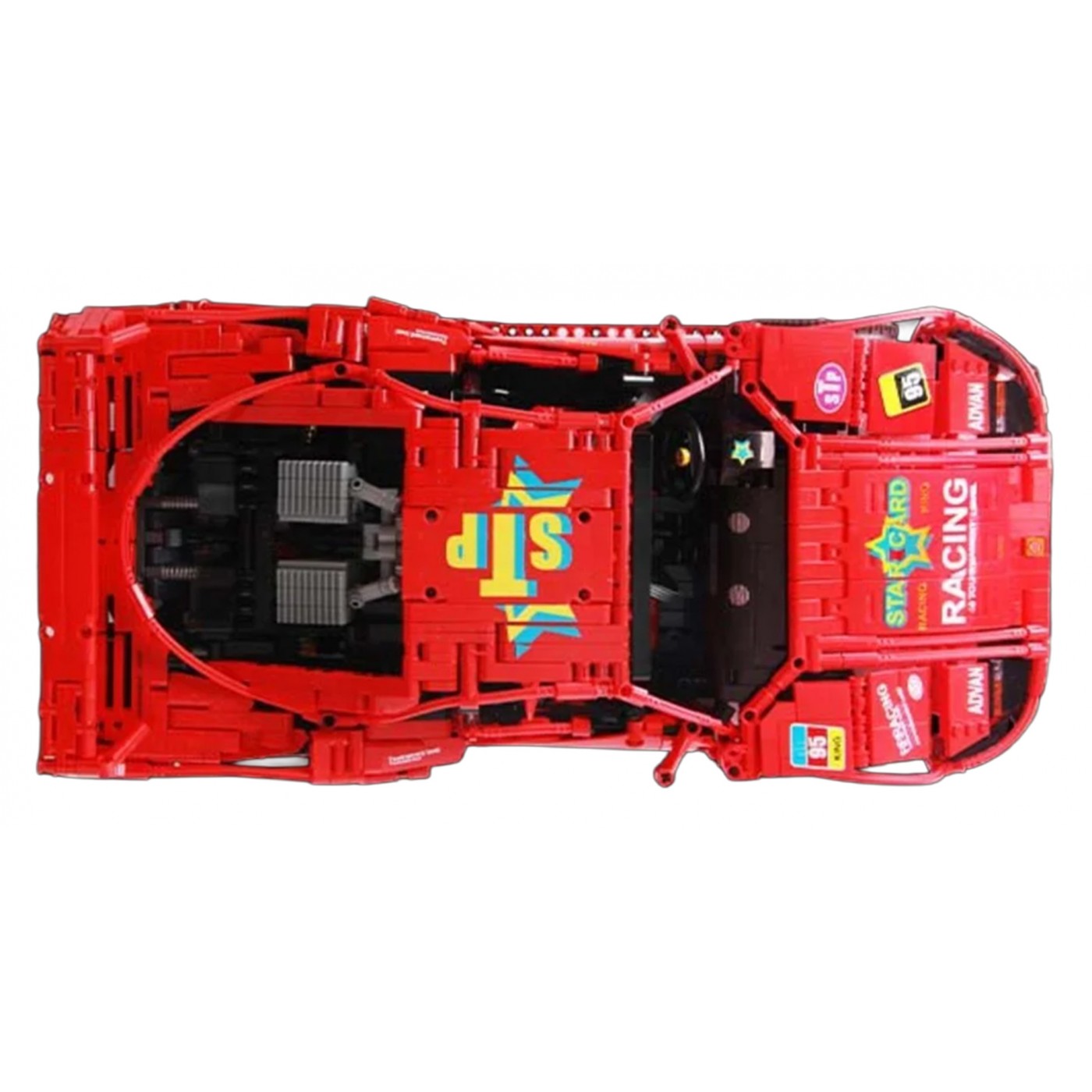 Sada športových kociek 2688 dielikov červená