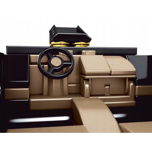 Sada športových kociek, čierna, 414 dielov.