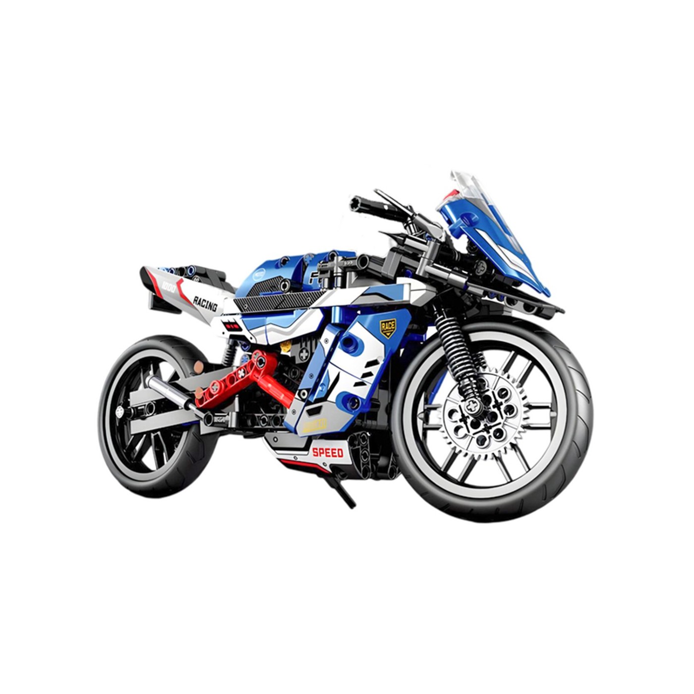 Sada stavebnicových blokov na motorku 426 dielov.